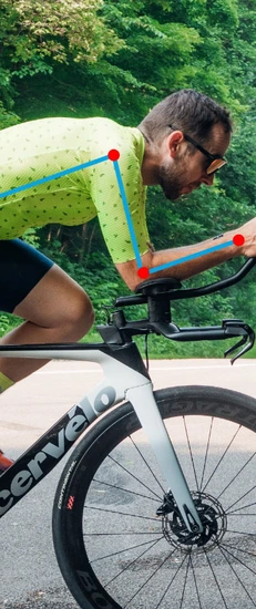Men biking on the road
